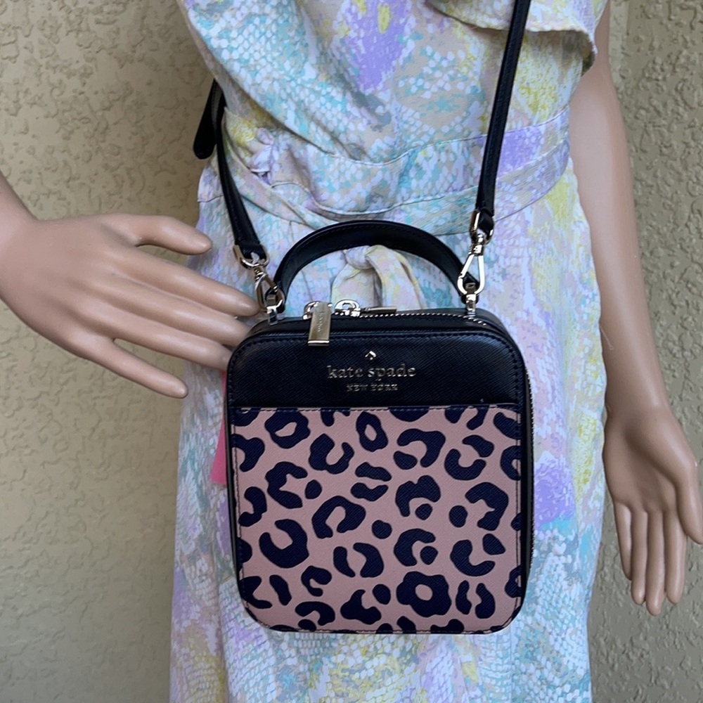 Kate Spade daisy graphic leopard vanity crossbody - Picture 16 of 16